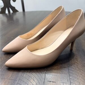 Cole Haan Grand.os Classic Pointed Toe Nude Pumps